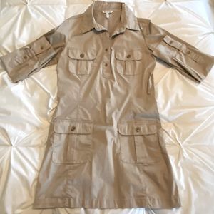 Old Navy khaki shirt dress